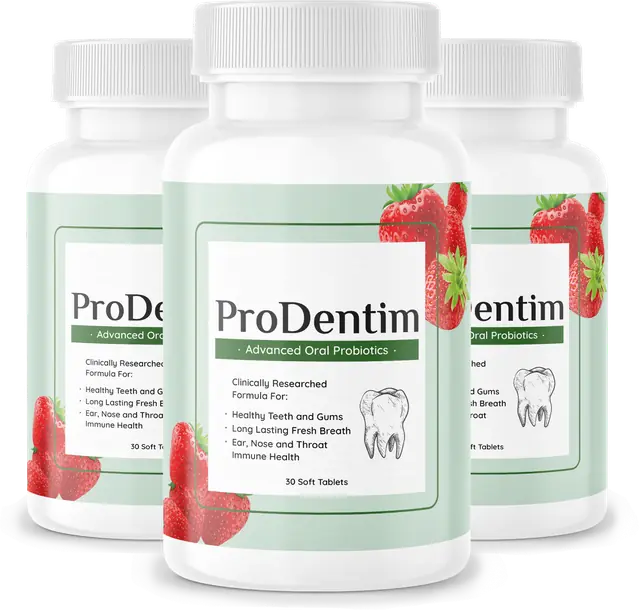 ProDentim 3-bottle package